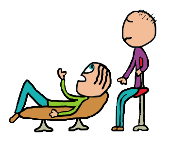 Psychiatry - patient laying on couch talking to analyst