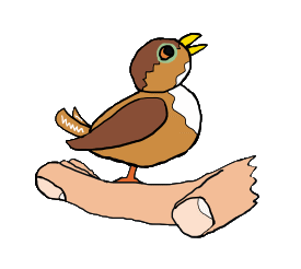 A Bird In The Hand drawing