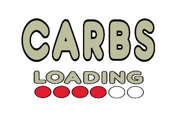 Carbs Loading shows the word 