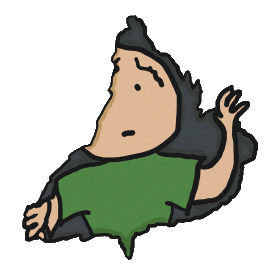 Stickman rips his way out of the page