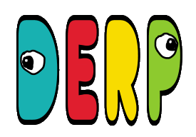 Derp design shows the word 