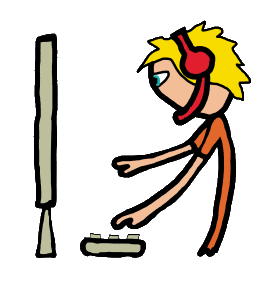 eSports online gaming competitor playing