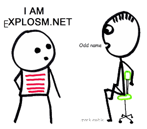 Cyanide and Happiness stick man meets Mark Ewbie style