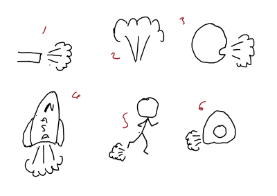 Fart cloud drawing ideas