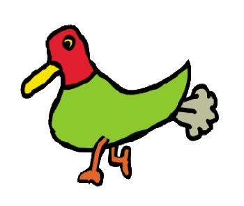 Funny Farting Duck design features a happy walking duck with a fart cloud at rear end. What's so funny about a farting duck?  Everything really. An essential duck fart image for fans of flatulent fowls.