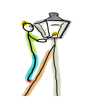 Gaslighting Stickman is a fun hand drawn design showing a lamplighter lighting an old-fashioned street lamp. What? Did you think it was about something else? No, it definitely wasn't. Stop trying to gaslight me.