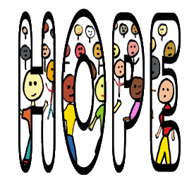 Hope design features the large lettering for 