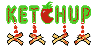 Ketchup and Fries celebrates the perfect combination of fries and tomato sauce, with delicious tomato sauce dripping onto hot ready to eat fries.