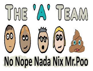 A humorous take on fellow workers shows the management A Team with cartoons and captions explaining their contribution.  Meant to be taken in good humour, this is a funny graphic expressing how it is to work with the same group of colleagues day in day out.