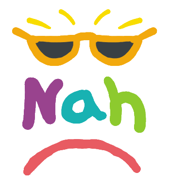 Nah design shows the word 