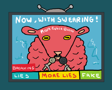 BBC News with swearing newscaster