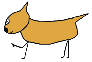 Pointer dog pointing at something