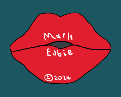 A pair of lips with lipstick