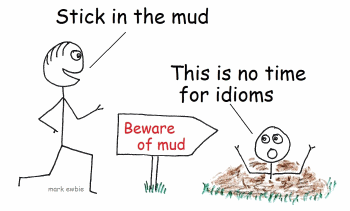 Humorous drawing to illustrate 