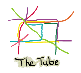 The Tube is an art impression map of the London Underground